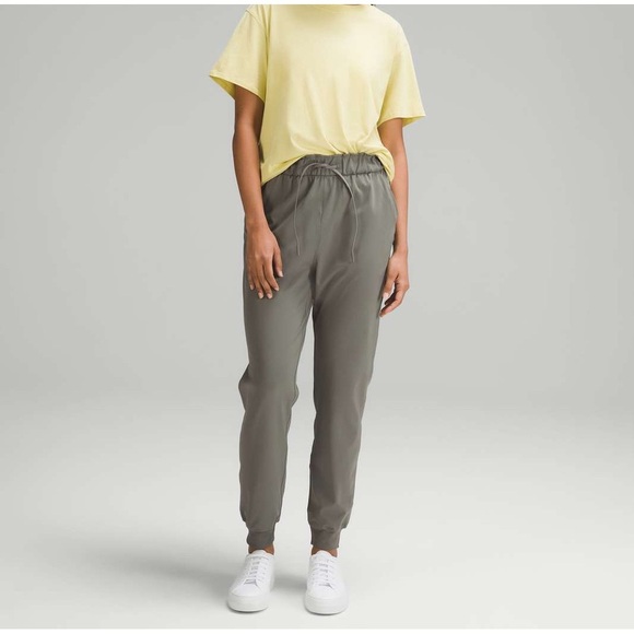 Lululemon Stretch High-Rise Jogger Full Length Grey Sage W5DQDS size 0 - Picture 1 of 5